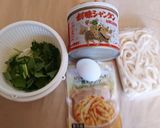 玉子と筍のあんかけうどん(o^^o)作り方1写真