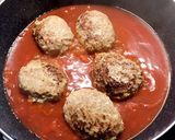トマト煮込みハンバーグ♪作り方6写真