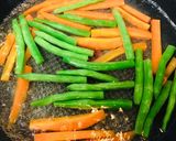 インゲンと人参の豚肉巻き作り方5写真