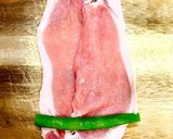インゲンと人参の豚肉巻き作り方10写真