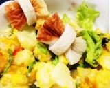 簡単！ハムとチクワでリボン♡お弁当にも作り方5写真