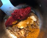 サルチャを使った濃いトマトスープカレー作り方5写真