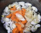 長ネギと油揚げの味噌汁作り方1写真