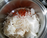 たまごふわとろ♪えのきのスープ作り方1写真