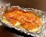 サーモンの味噌マヨバター焼き作り方2写真