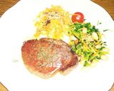 肉汁たっぷりの柔らかい✨ステーキ✨☺⛄作り方3写真