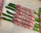 アスパラ豚バラ肉巻きレモンガーリック焼き作り方2写真