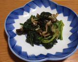 ほうれん草としめじのオイスター炒め作り方3写真