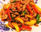 パプリカで鮮やか！青椒肉絲作り方3写真