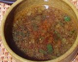 ＊ピリカラ＊セロリとそぼろのつけ蕎麦☆作り方5写真