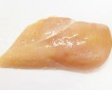簡単で切りやすい！鶏むね肉のそぎ切り。作り方1写真