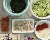甘辛コチュジャンサラダうどん作り方1写真