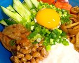 簡単♪ネバネバ&野菜のぶっかけうどん❀作り方4写真