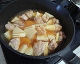 鶏肉と筍の煮物作り方3写真