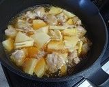 鶏肉と筍の煮物作り方4写真