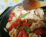 クリームチーズで仕上げるチキントマト煮♪作り方8写真