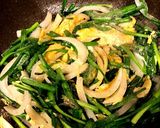 基本のニラ玉(新玉ねぎ入り)作り方5写真