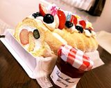 フルーツヨーグルトのロールケーキ作り方6写真