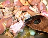 筍と鶏肉のアンチョビ風味炒め作り方5写真