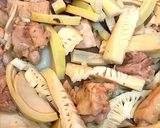 筍と鶏肉のアンチョビ風味炒め作り方6写真
