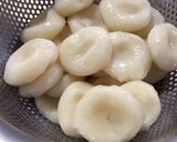 白玉粉、片栗粉、豆腐でつるん、団子作り方6写真