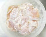 簡単で切りやすい！鶏むね肉のそぎ切り。作り方4写真