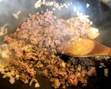 簡単に出来る 牛ひき肉の肉飯作り方1写真