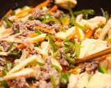 牛肉とタケノコの中華炒め⁂野菜たっぷり作り方6写真