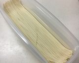 茹で時間を大幅に時短できる水戻しパスタ作り方3写真