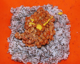 黒すり胡麻の納豆巻き巻き寿司作り方3写真