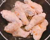 圧力鍋で柔か、手羽元と大根の甘辛バター煮作り方3写真