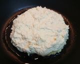 簡単♥️オレンジバナナチーズ豆腐ケーキ作り方4写真