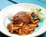 新たまねぎの甘辛ハンバーグ作り方10写真