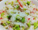 簡単♡♡あっさり枝豆と桜えびの混ぜご飯♡作り方2写真