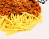 作り置き手作りミートソースでパスタ☆作り方3写真
