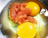 お酒のあて❗明太子とチーズの卵焼き♪作り方2写真