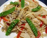 あさりと筍のパスタ♪シンプルが美味作り方10写真