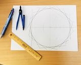 ガウスに捧ぐ正十七角形レアチーズケーキ作り方2写真