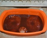 お手軽簡単煮込みハンバーグ作り方20写真