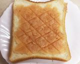 いちご風味♪メロンパントースト作り方3写真