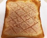 いちご風味♪メロンパントースト作り方4写真