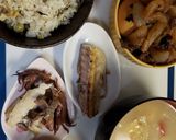 煮干と豆とおあげのおこわ作り方11写真