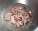 鉄分補給　レバー甘辛+酢作り方1写真