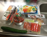 簡単!冷やし中華の彩り風!(^^)!作り方1写真