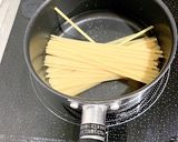 IH一口コンロで☆簡単カルボナーラ作り方1写真