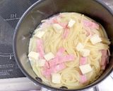 IH一口コンロで☆簡単カルボナーラ作り方4写真