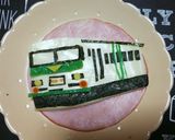 電車キャラ弁☆踊り子号作り方3写真