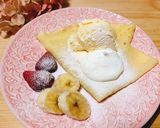スキムミルクでもちもちクレープ｡:°ஐ♡作り方9写真