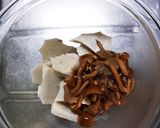 ダイエット中にも◎すじぼことなめこ和え物作り方2写真