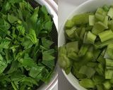 セロリと厚揚げとしめじのアンチョビ炒め作り方3写真